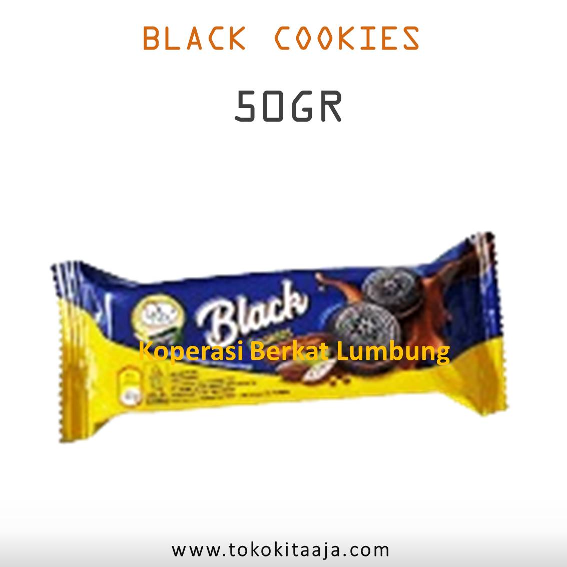 BLACK COOKIES 50GR