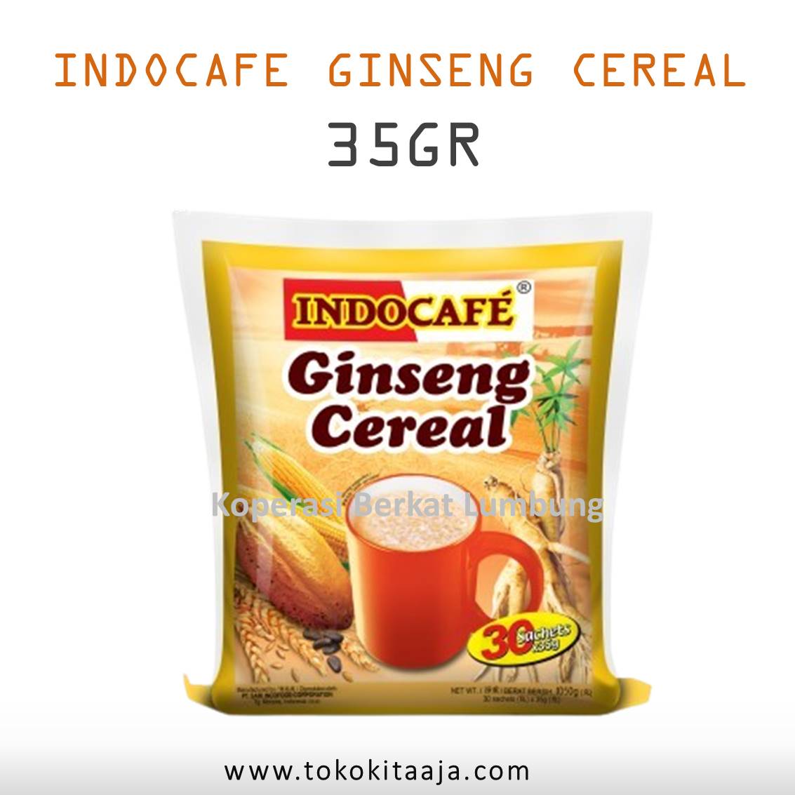 INDOCAFE GINSENG CEREAL 35GR