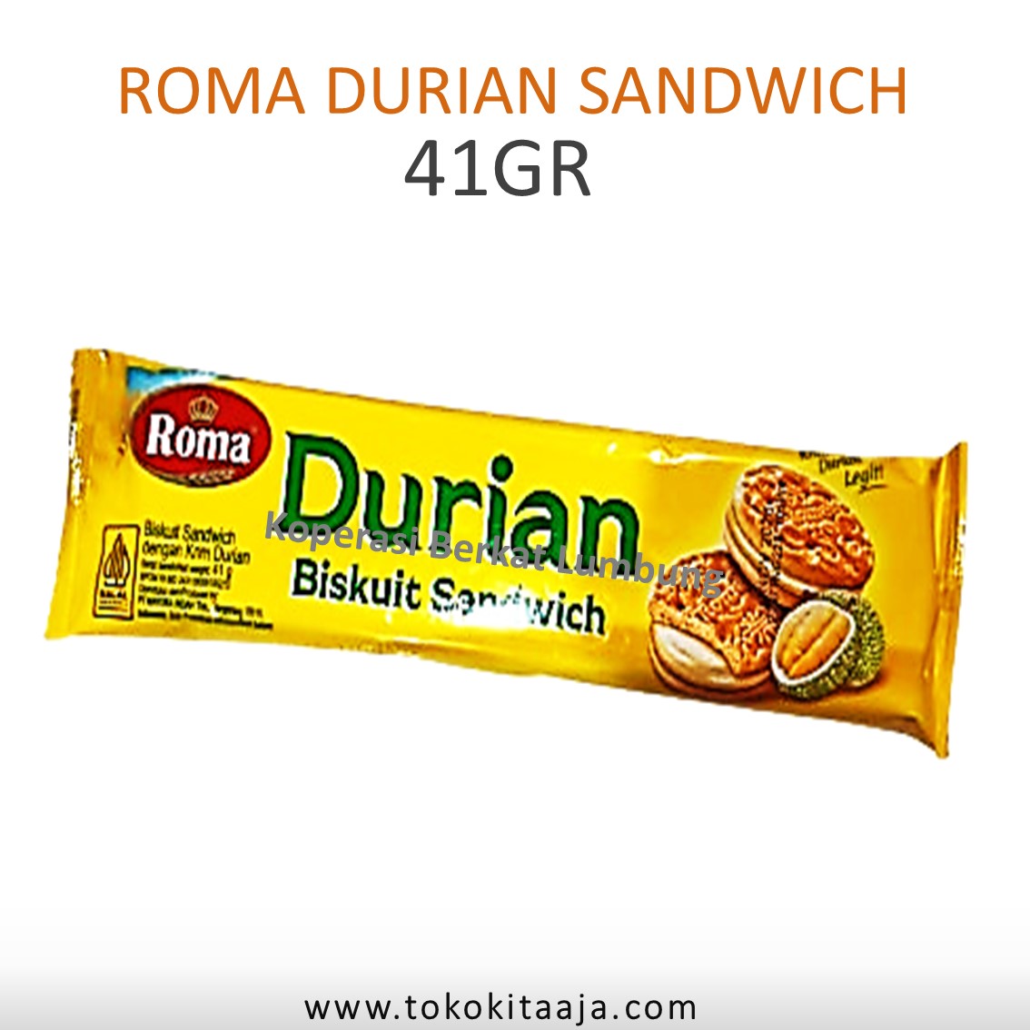 ROMA DURIAN SANDWICH 41GR