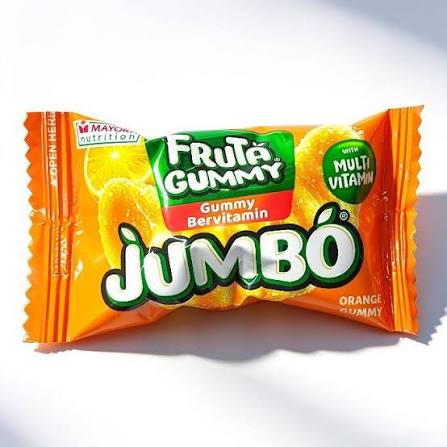 FRUTA GUMMY JUMBO ORANGE 15GR